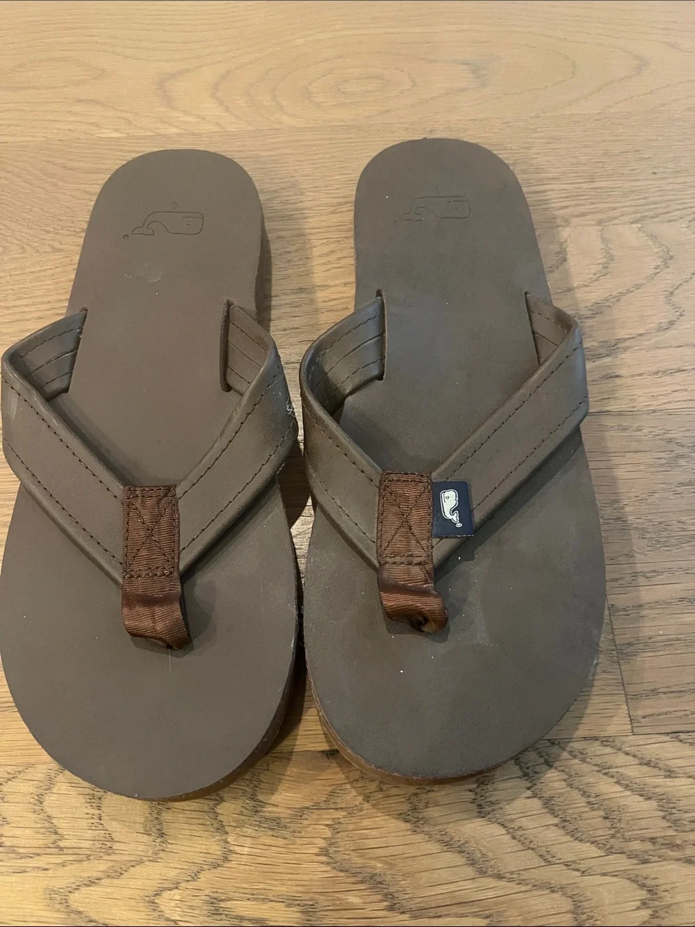 Vineyard Vines Brown Men's Flip Flops
